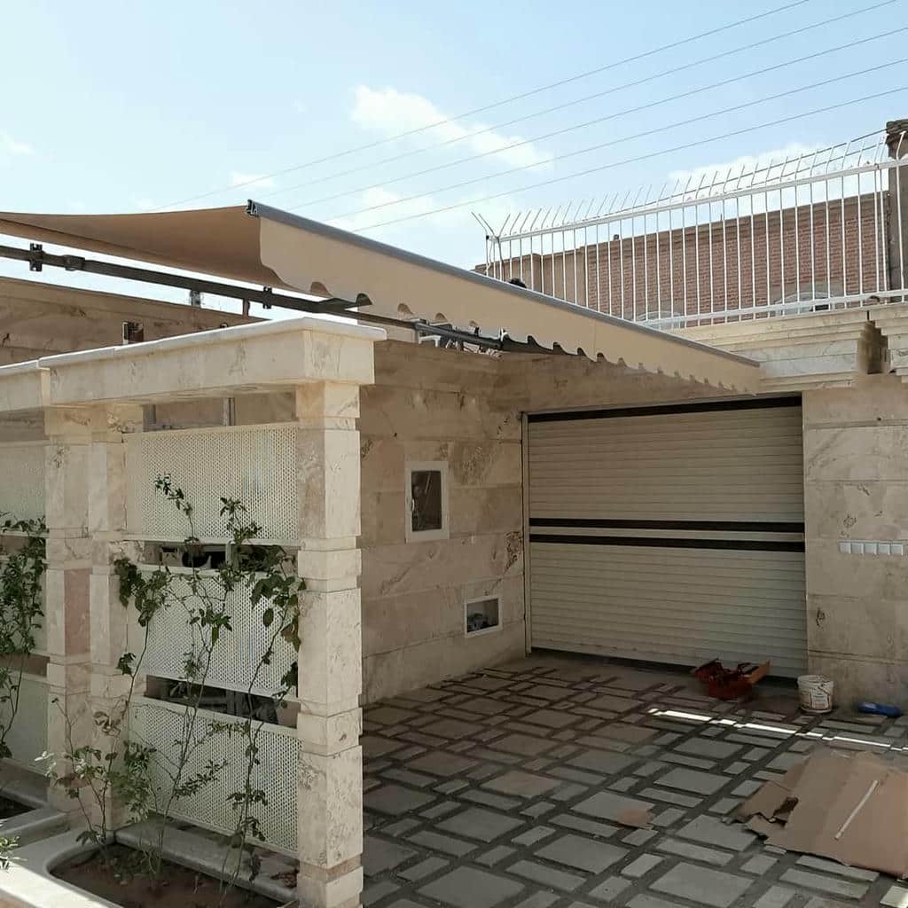 فروش سایبان برقی بازویی اتوماتیک ریموتی در زاهدان
