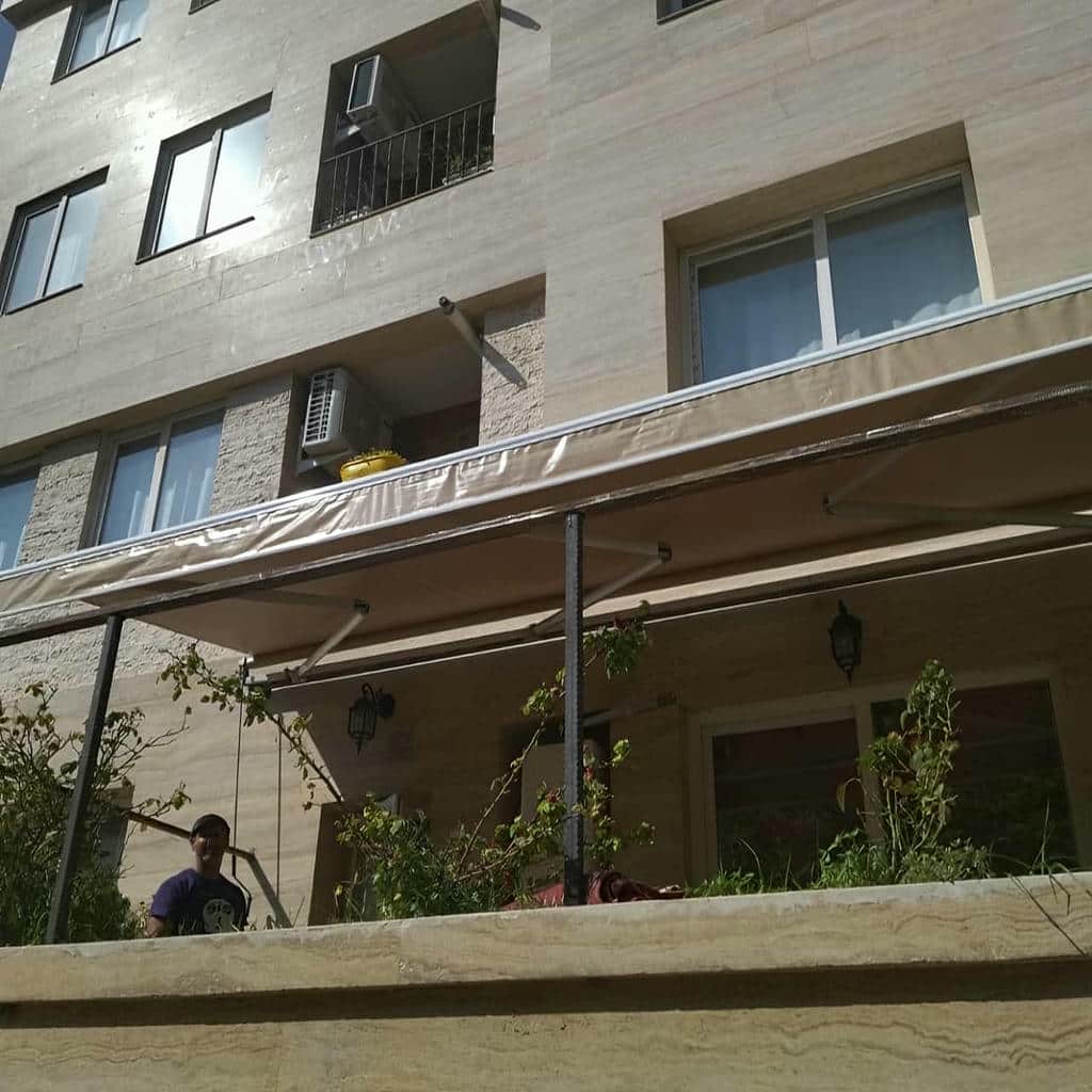فروش سایبان برقی بازویی اتوماتیک موتوردار در یاسوج