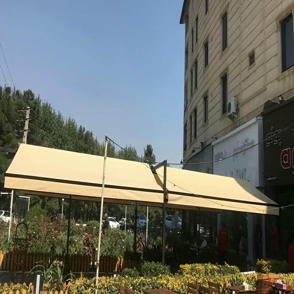 فروش سایبان برقی بازویی اتوماتیک موتوری در رشت