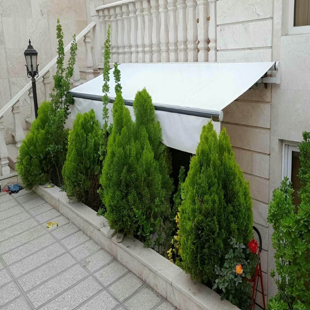 خرید سایبان برقی بازویی اتوماتیک تاشونده در آبادان