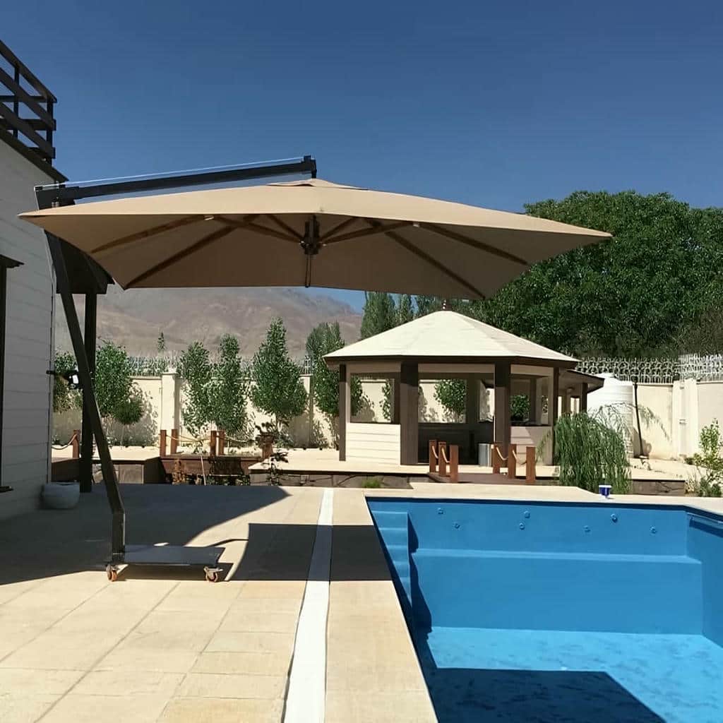 سایبان برقی بازویی اتوماتیک در رفسنجان
