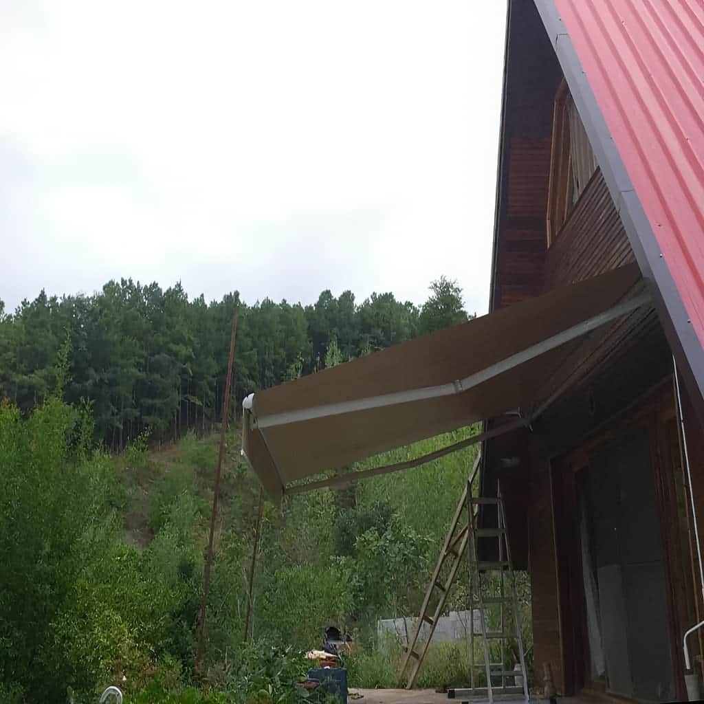 نصب سایبان برقی بازویی اتوماتیک دقیق در مهرشهر کرج