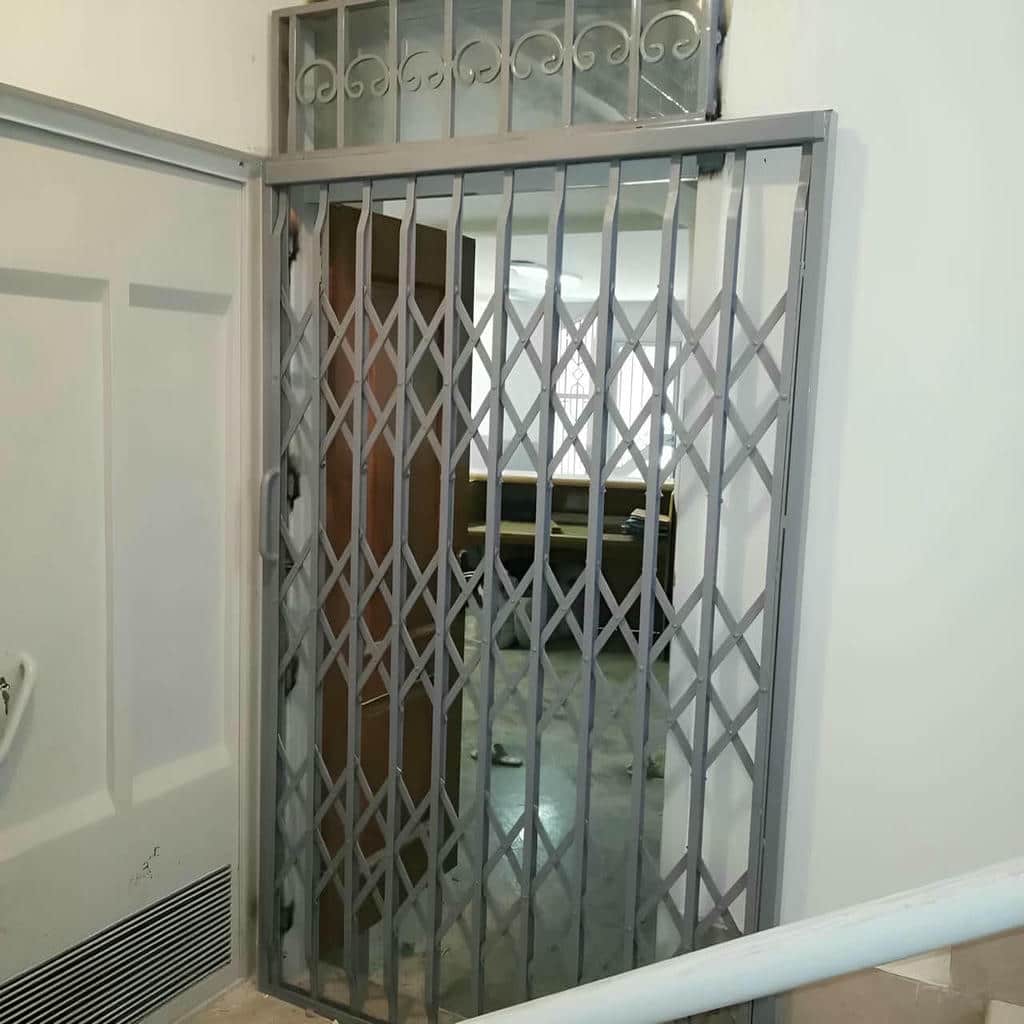 درب آکاردئونی فلزی ضدسرقت در فشم