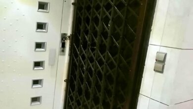 درب آکاردئونی فلزی ضدسرقت در مریوان