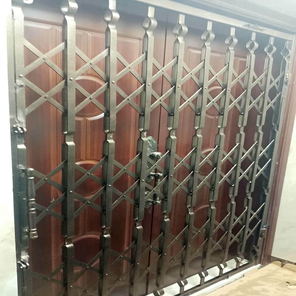 فروش درب آکاردئونی فلزی ضدسرقت مسکونی در بومهن