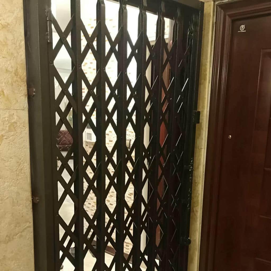 خرید درب آکاردئونی فلزی ضدسرقت دوگل در آبسرد