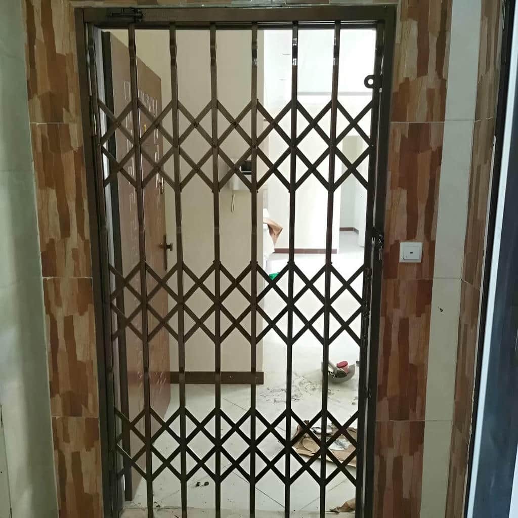 کارخانه درب آکاردئونی فلزی ضدسرقت تقویت شده در محمدشهر