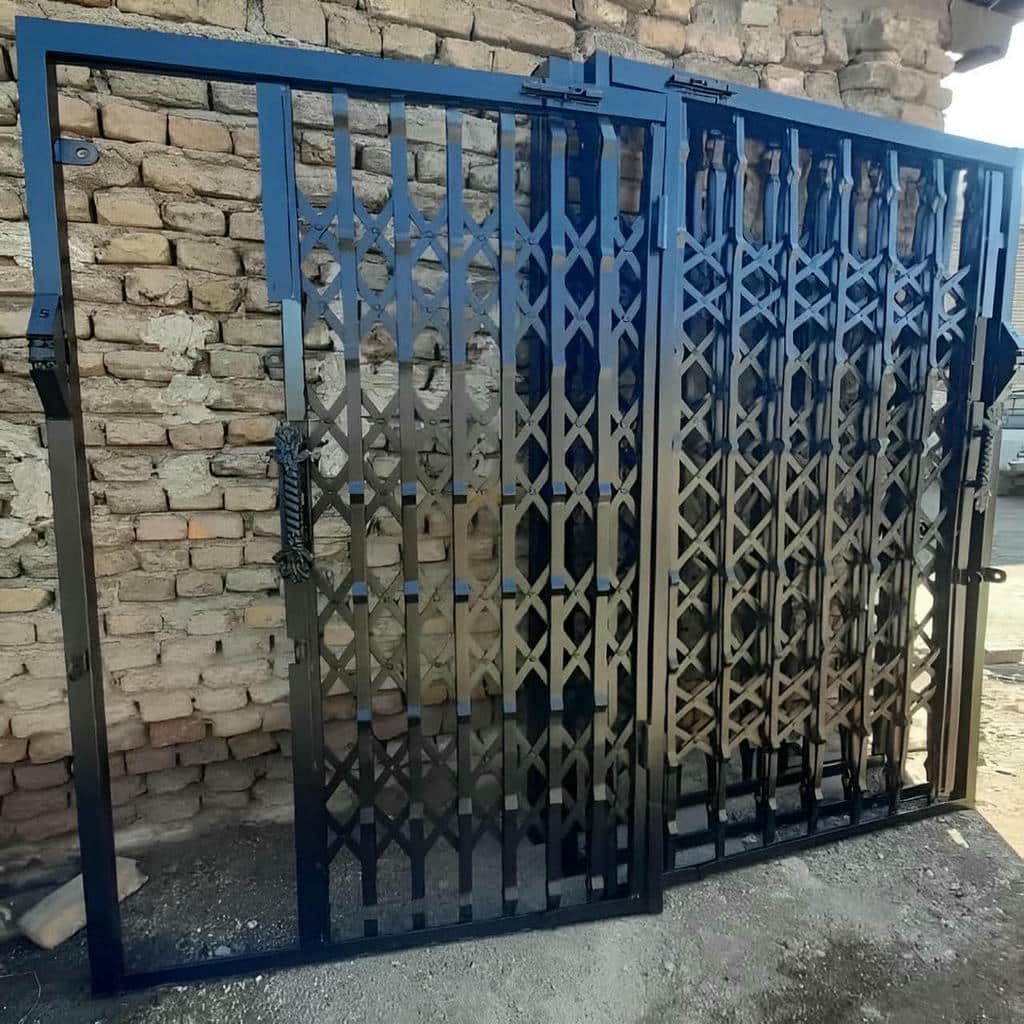 درب آکاردئونی فلزی ضدسرقت در مهرشهر کرج