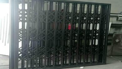 درب آکاردئونی فلزی ضدسرقت در اندیشه