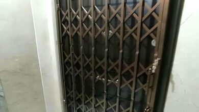 درب آکاردئونی فلزی ضدسرقت در مشهد