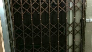 درب آکاردئونی فلزی ضدسرقت در ایلام