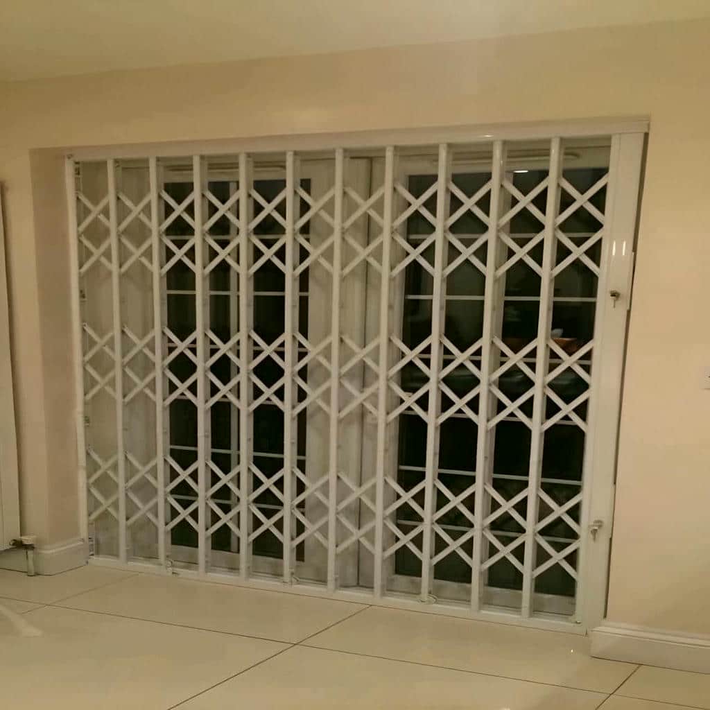 فروش درب آکاردئونی فلزی ضدسرقت رنگ کوره‌ای در قم