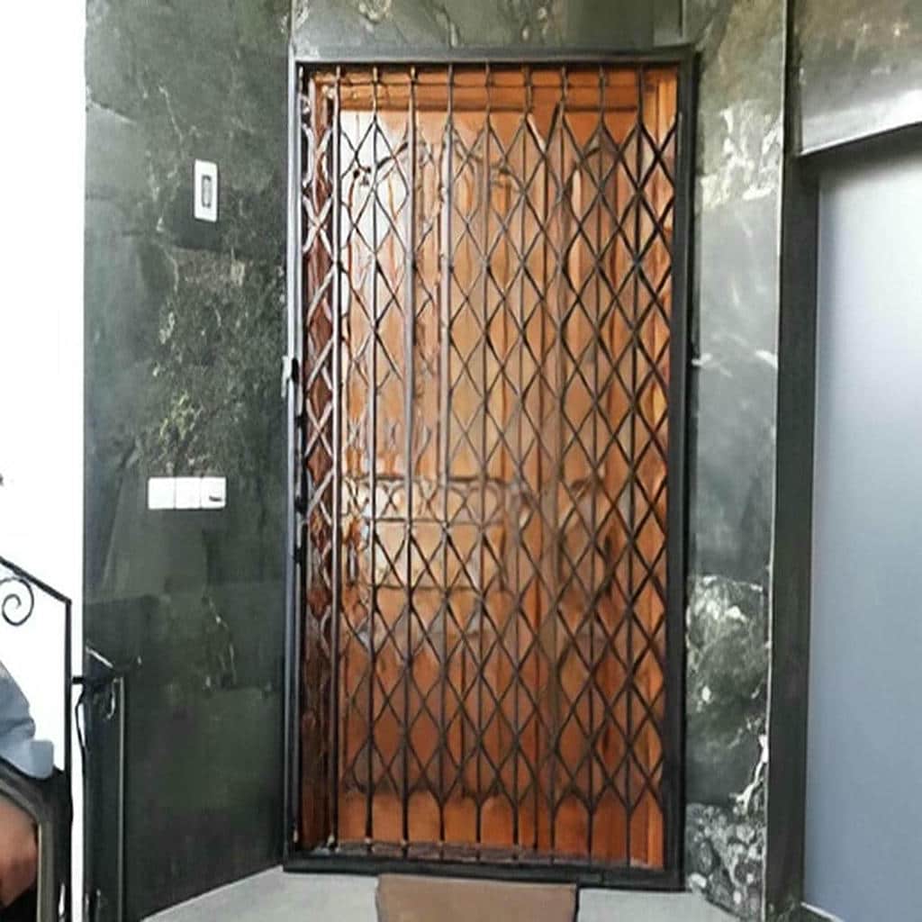 خرید درب آکاردئونی فلزی ضدسرقت دوگل در فیروزکوه