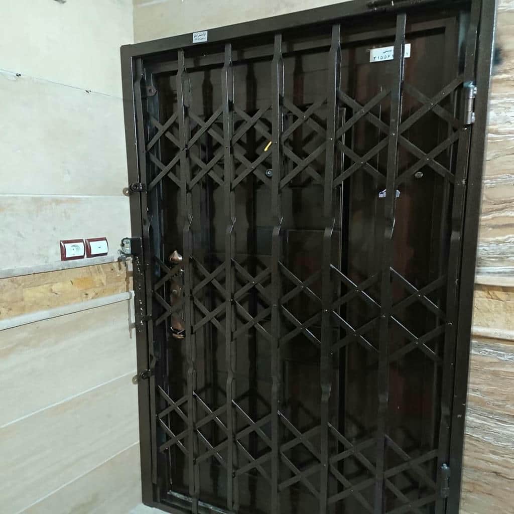 کارخانه درب آکاردئونی فلزی ضدسرقت تقویت شده در مریوان