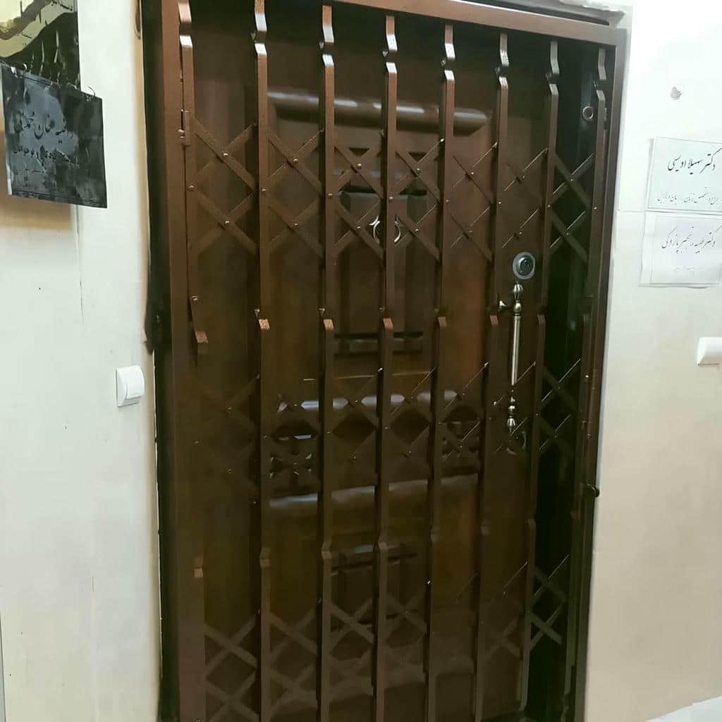 خرید درب آکاردئونی فلزی ضدسرقت مدرن در اهواز