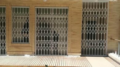 درب آکاردئونی فلزی ضدسرقت در استان گلستان