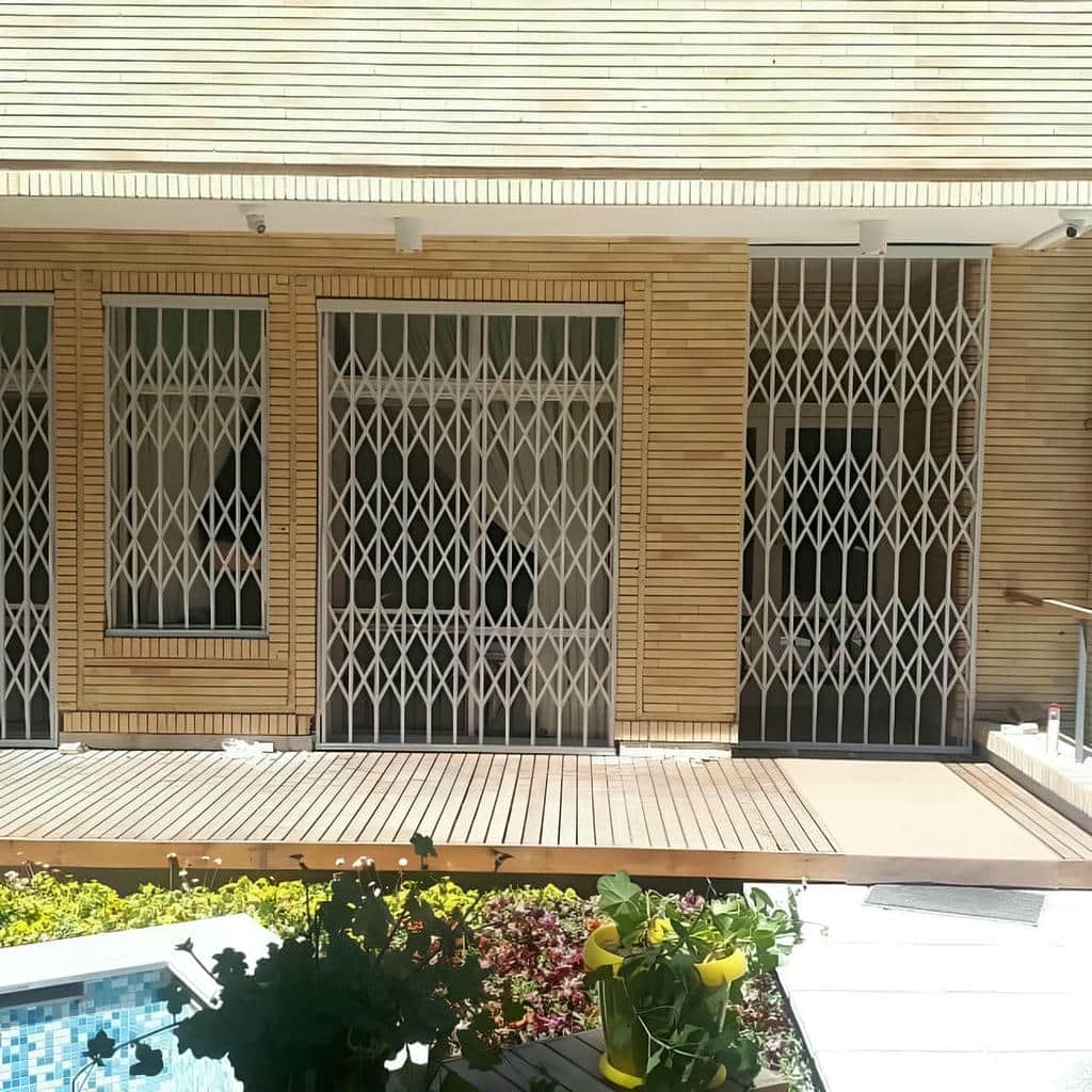 درب آکاردئونی فلزی ضدسرقت در استان گلستان