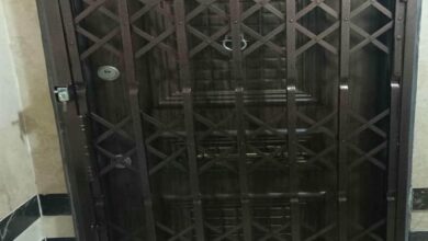 درب آکاردئونی فلزی ضدسرقت در پردیس
