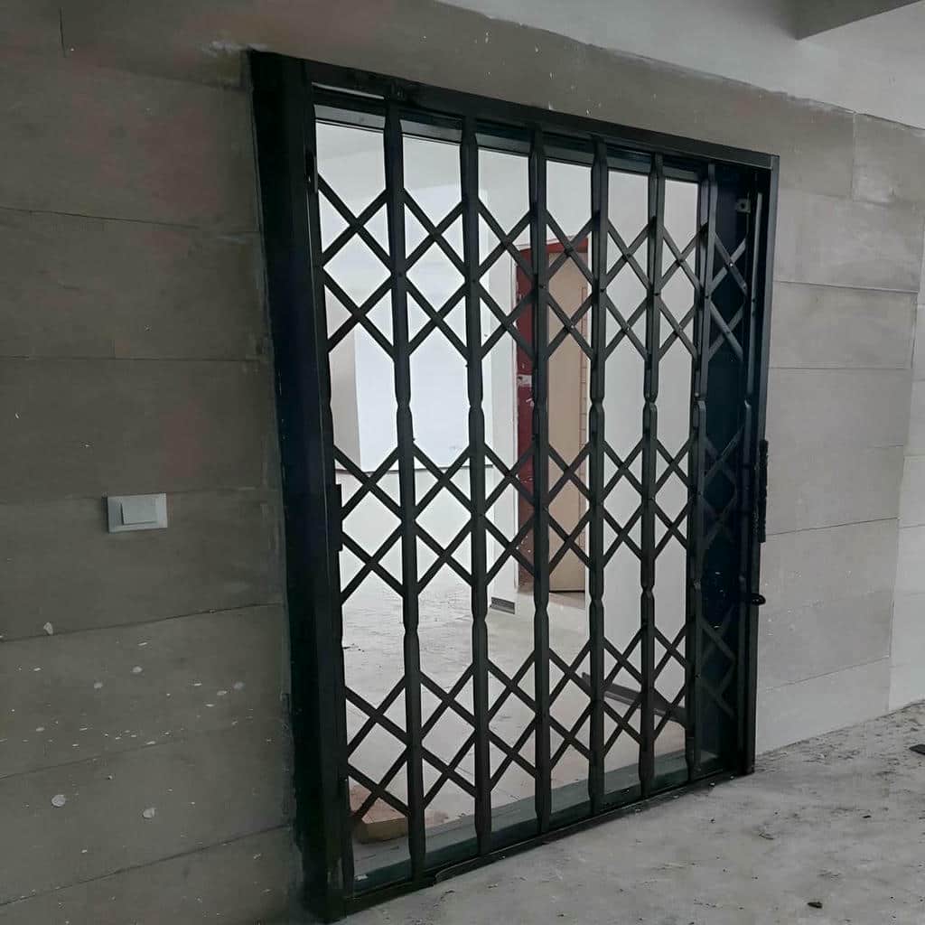 قیمت درب آکاردئونی فلزی ضدسرقت سه گل در یاسوج