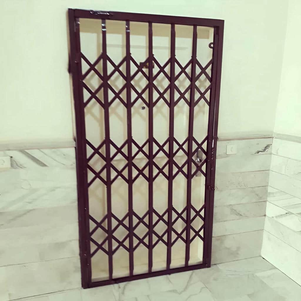 کارخانه درب آکاردئونی فلزی ضدسرقت متریال تقویت شده در اندیشه