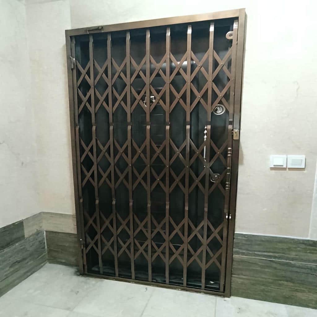 کارخانه درب آکاردئونی فلزی ضدسرقت صنعتی در ساوه