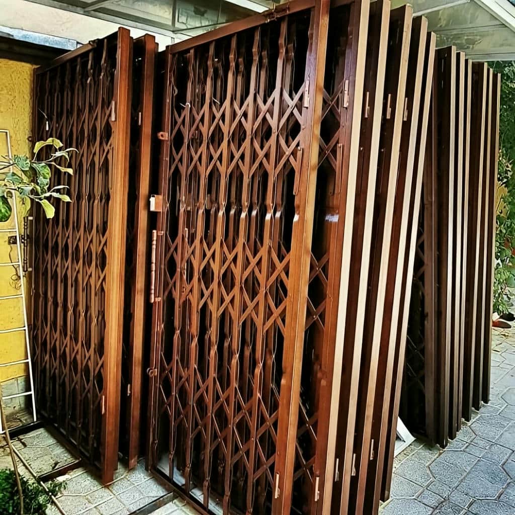 درب آکاردئونی فلزی ضدسرقت در کیش
