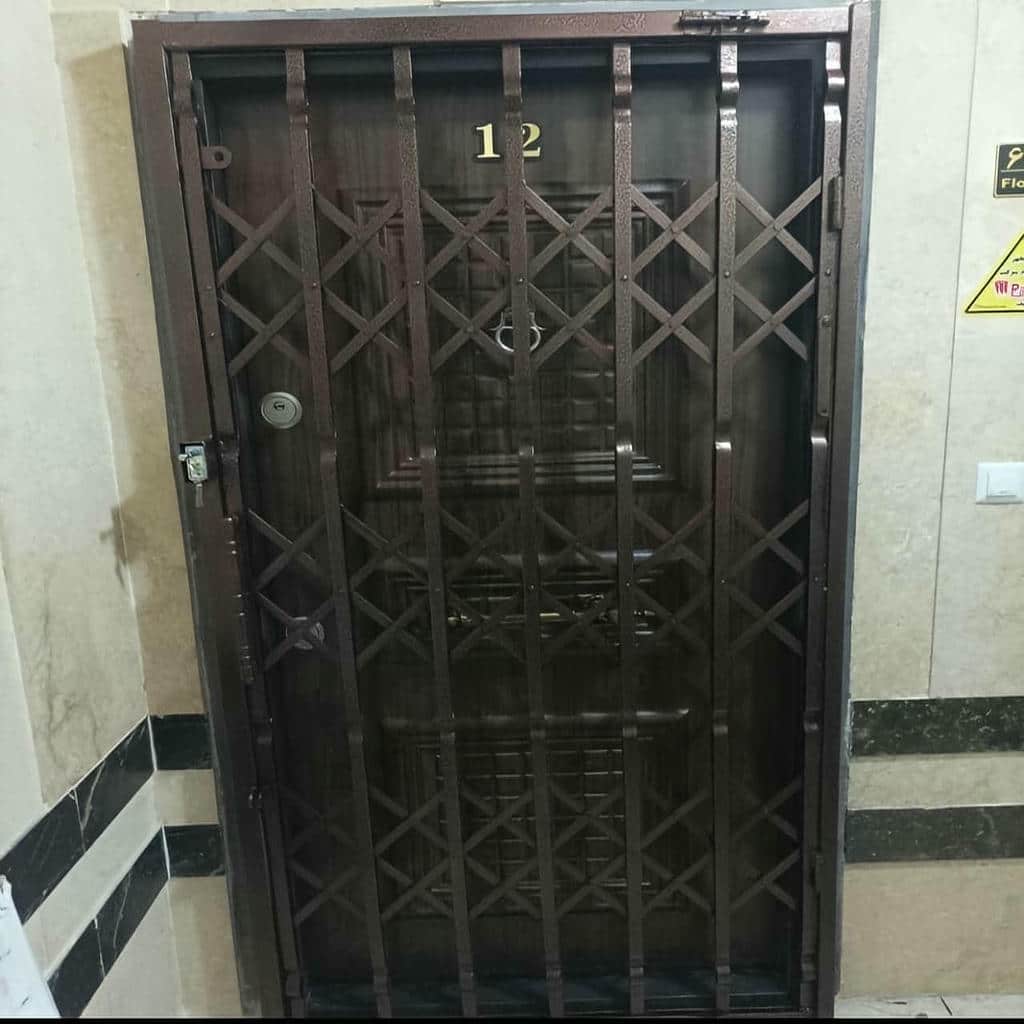 فروش درب آکاردئونی فلزی ضدسرقت اداری در قشم