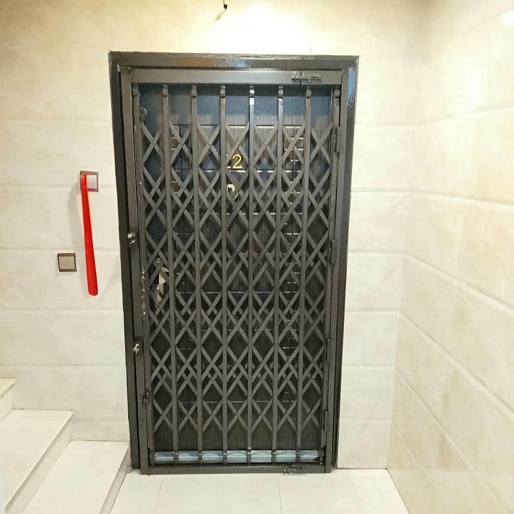 خرید درب آکاردئونی فلزی ضدسرقت دوگل در قشم