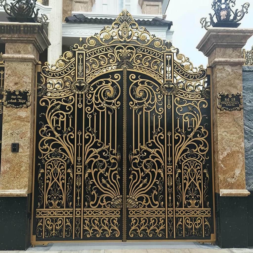 خرید درب حیاط و ویلا مدل ساده در یاسوج