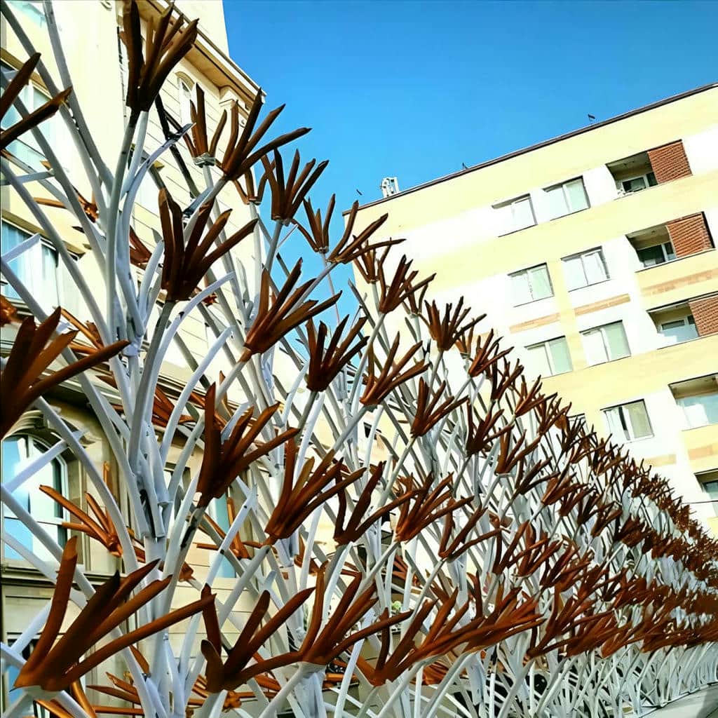 کارخانه حفاظ شاخ گوزنی تراز روی دیوار در آبادان