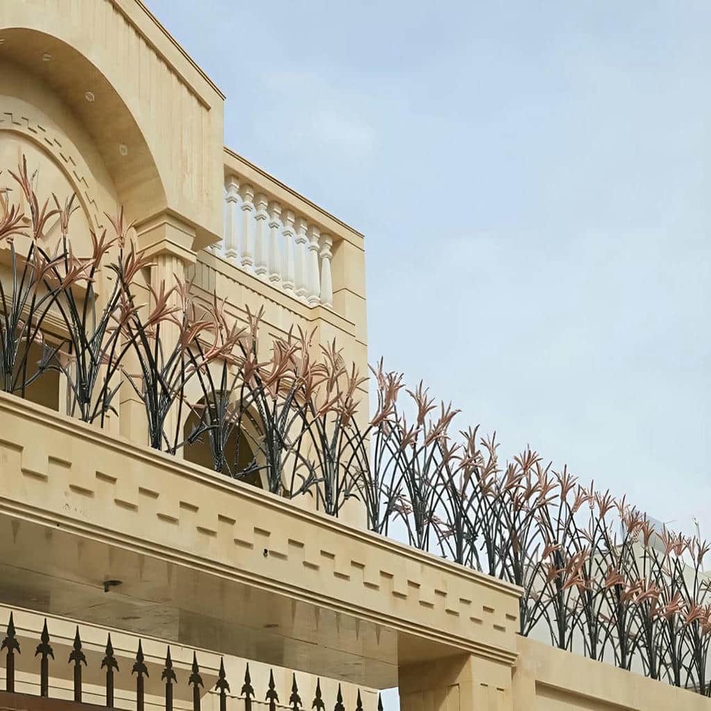 خرید حفاظ شاخ گوزنی دیوار ساختمان تراکم متعادل در پرند