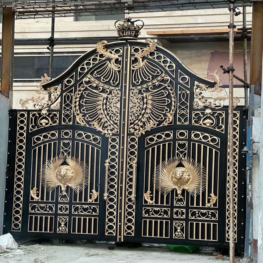 خرید درب حیاط مدل ساده در قزوین