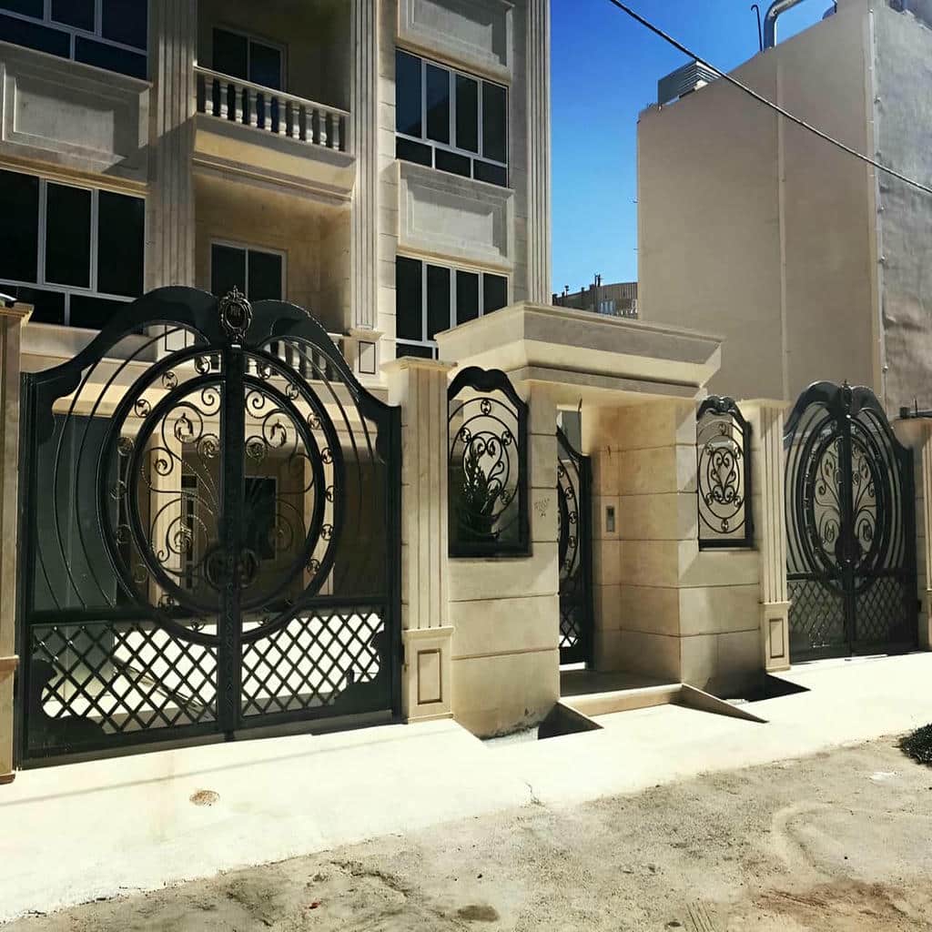 قیمت درب حیاط و ویلا فرفورژه کلاسیک در استان گلستان