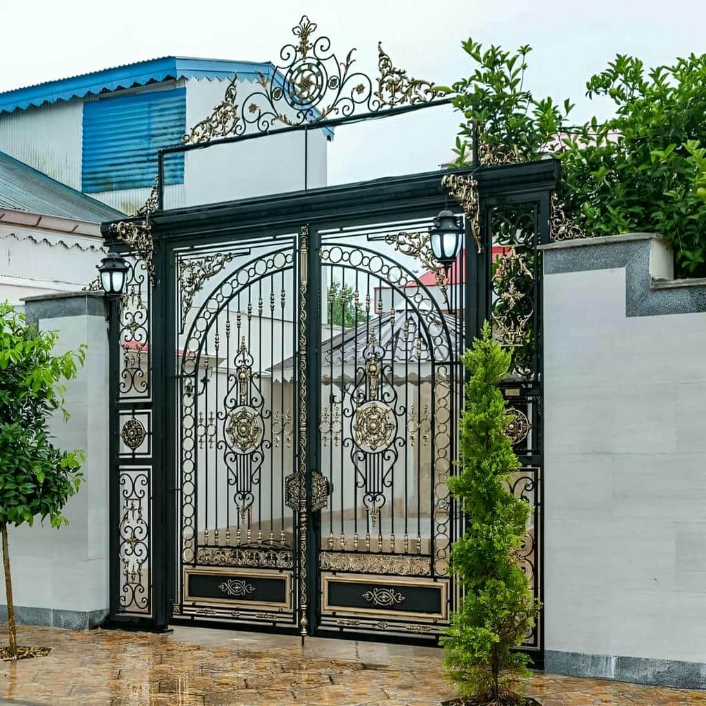 خرید درب حیاط و ویلا مدل ساده در نوشهر