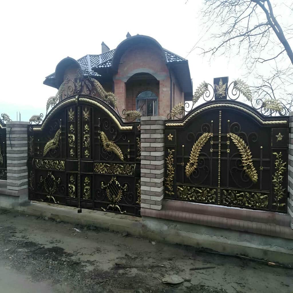 کارخانه درب حیاط با پروفیل سنگین در ملارد