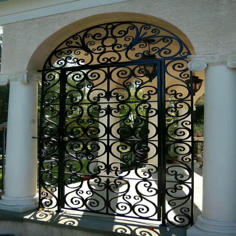 window-guard-iron-fence-wrought-iron-cd حفاظ پنجره در فشم
