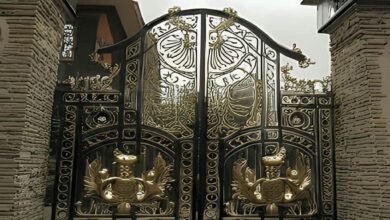 درب حیاط و ویلا در شیراز