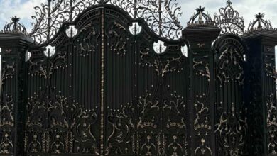 درب حیاط و ویلا در ساری