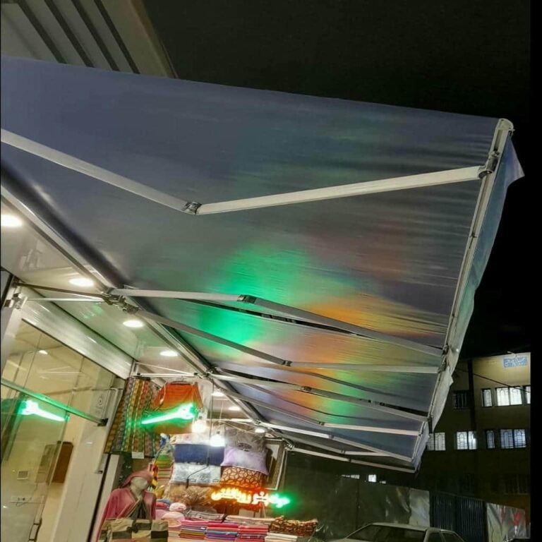 سایبان برقی بازویی اتوماتیک در بندر لنگه