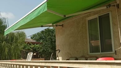سایبان برقی بازویی اتوماتیک در شهرکرد