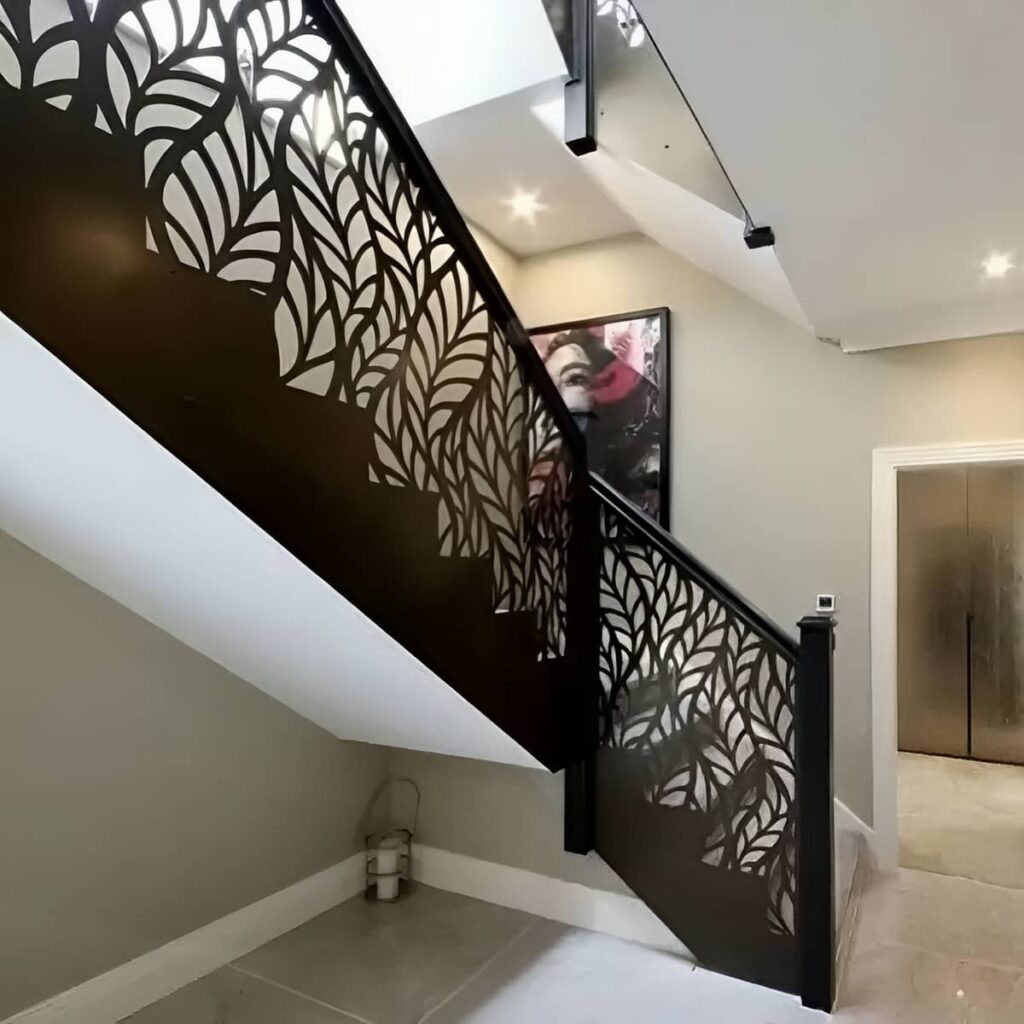 نصب نرده لیزری دکوراتیو برای نمای ساختمان