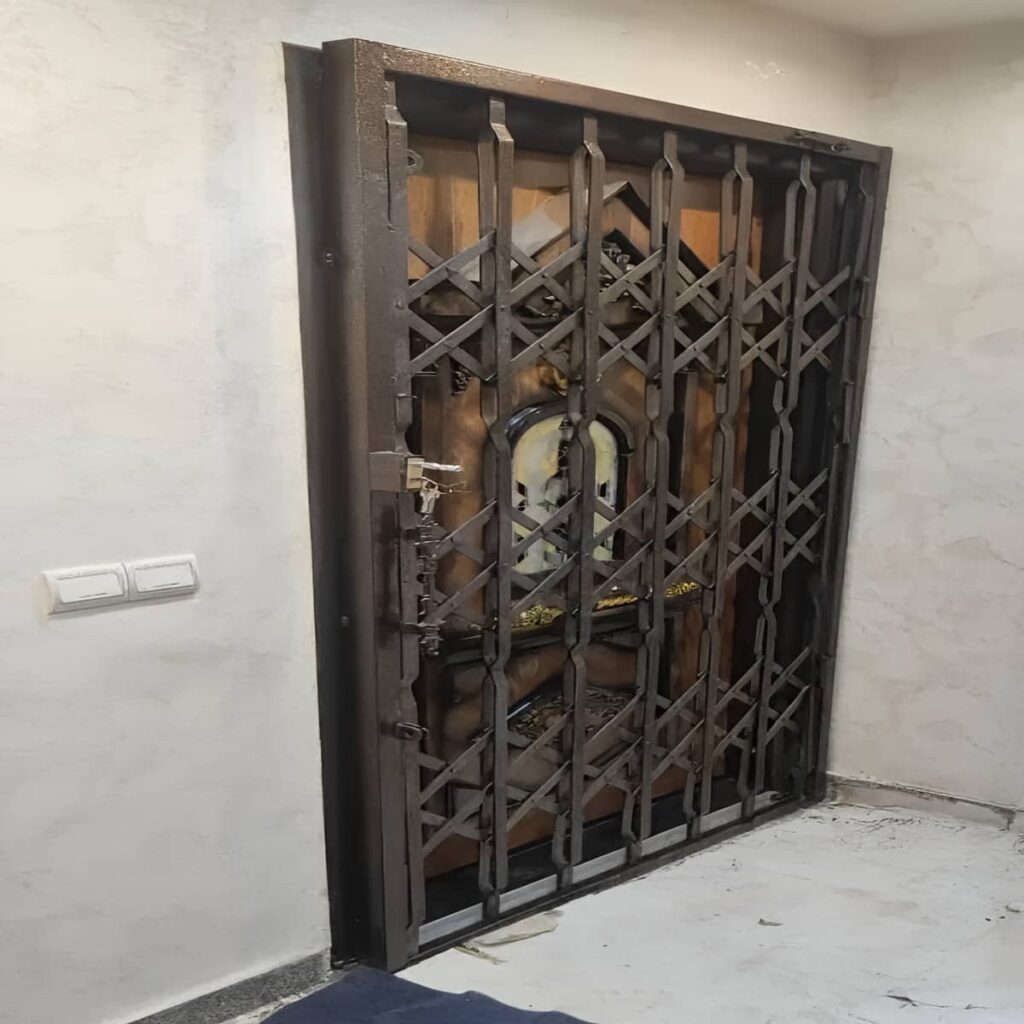 سفارش حفاظ آکاردئونی آهنی سه لوزی با پروفیل مقاوم