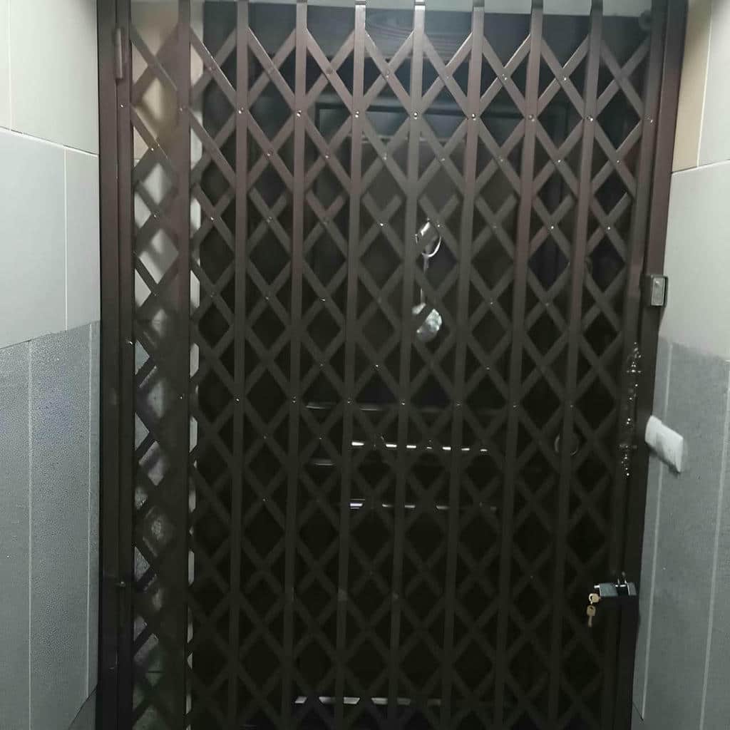 ویژگی های کلیدی درب آکاردئونی ضد سرقت استاندارد