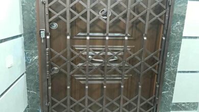 حفاظ آکاردئونی درب واحد مسکونی