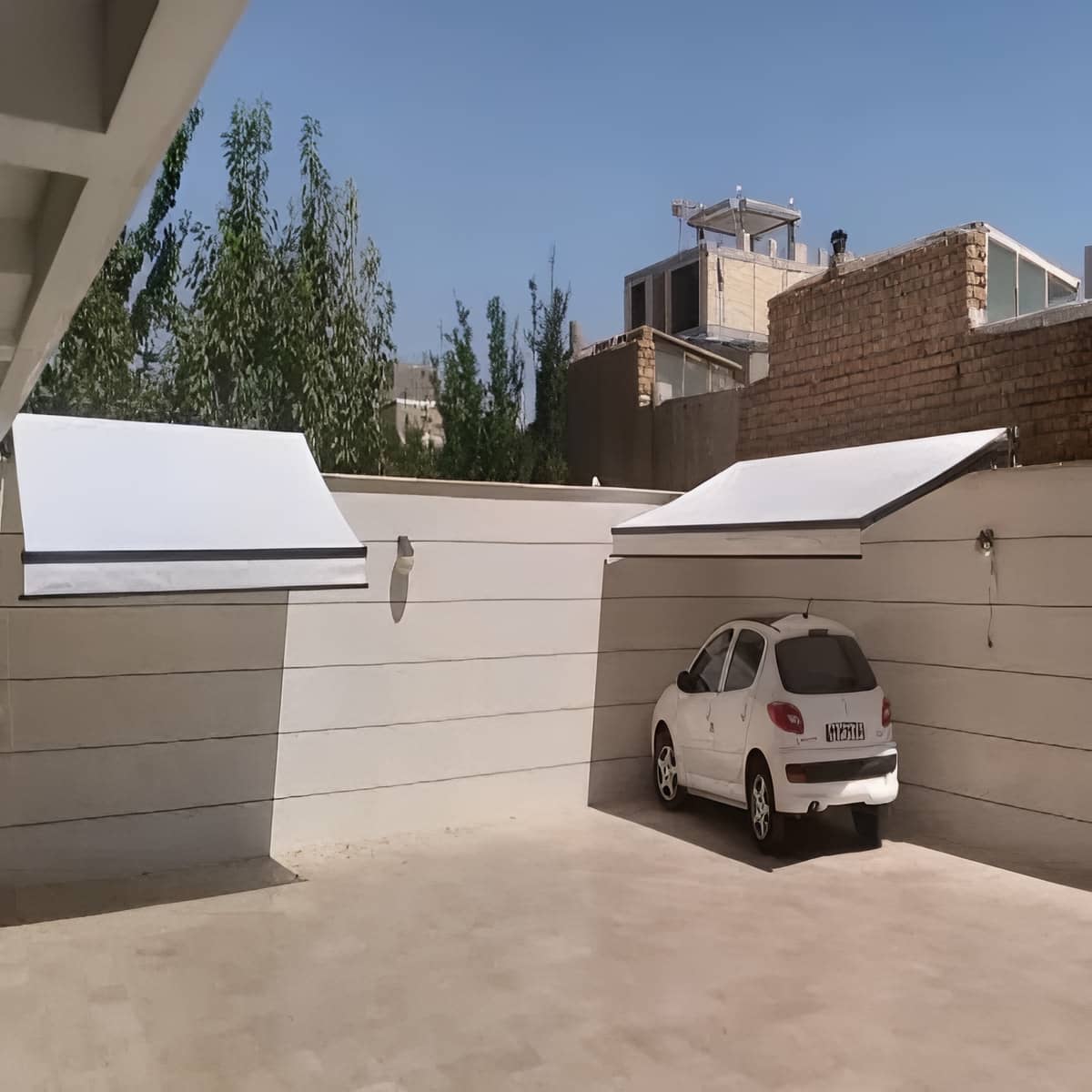سایبان برقی با موتور ساید کناری سایبان برقی با موتور ساید کناری