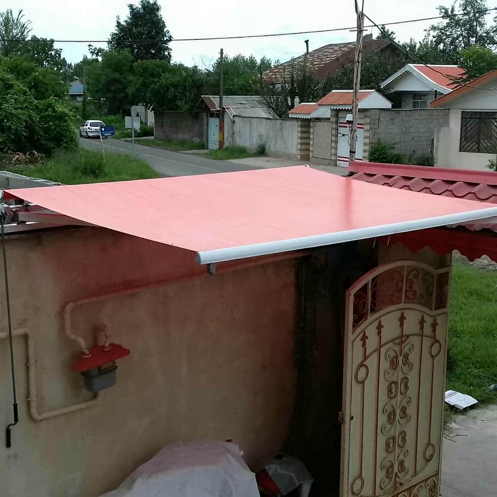 سایبان برقی با شیب نصب اصولی سایبان برقی با شیب نصب اصولی