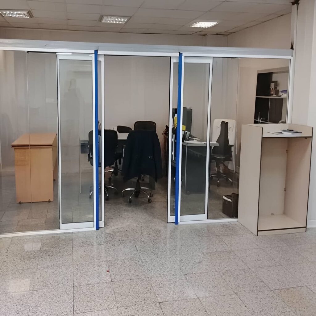 سنسور درب اتوماتیک شیشه ای حرکتی با برد فرمان پایدار