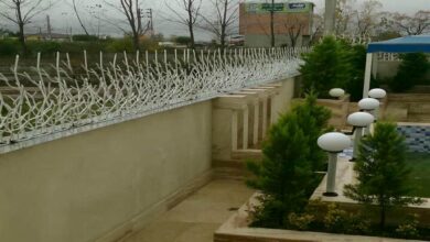 حفاظ دیوار سیم خاردار ترکیبی