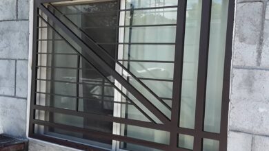 حفاظ پنجره قوسی کتیبه دار سفارشی