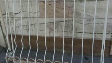 حفاظ پنجره آهنی پروفیلی طبقه همکف